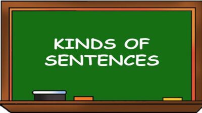 انواع جمله در زبان انگلیسی